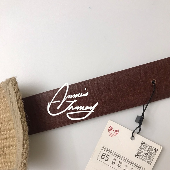 ZARA  Leather Belt(Brown, US 32/EUR 85/UK 32 or US 34/EUR 90/UK 34) - Picture 11 of 12